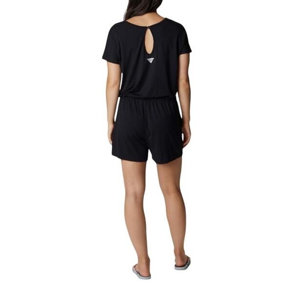 Columbia Slack Water Knit Romper UPF 50 Drawstring Waist Omni-Wick Small NWT - Picture 3 of 16